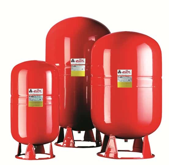 Serie ERCE Ekspansjonstank med fast membran 35-500 L - 10 bar