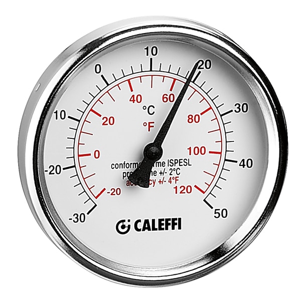 Serie 687 - Termometer for kjøleanlegg -30-50 °C - Caleffi
